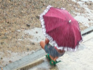 Lluvia en foto en menos de un minuto