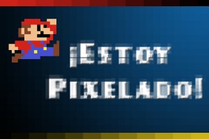 Texto pixelado